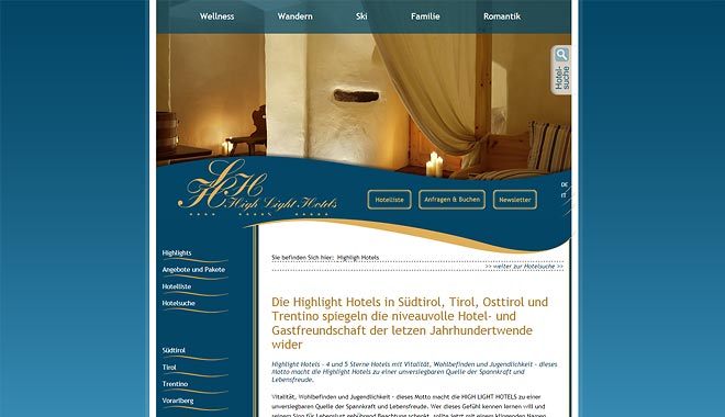 Highlight Hotels Südtirol